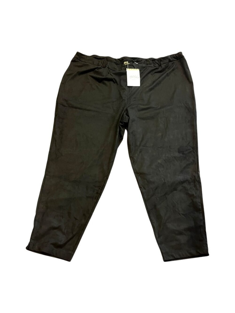 Bob Mackie - Women's Plus Size 3X Pants High Rise Solid Black - NEW with tags - Picture 1 of 6